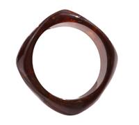 Uqezagpa Bracelet jonc géométrique carré coloré en résine épaisse irrégulière, accessoire de déclaration, bijoux pour femme, breloque géométrique surdimensionnée, taille unique, Comme décrit