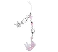 Uqezagpa Breloque unique faite à la main avec motif étoile de poisson pour téléphone - Convient à tous les modèles de téléphone - Utilisation quotidienne - Breloque élégante, taille unique, Comme