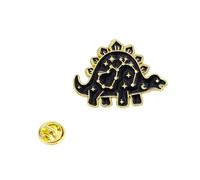 Uqezagpa Broche constellations de dinosaures de dessin animé pour sacs à dos et chapeaux vêtements, 2.34x2.34in, Métal, Béryl