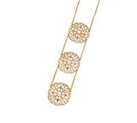 Uqezagpa Broche culturelle musulmane en alliage de zinc pour les occasions traditionnelles Style asiatique du Sud-Est, Length 17cm, Zinc
