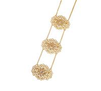 Uqezagpa Broche culturelle musulmane en alliage de zinc pour les occasions traditionnelles Style asiatique du Sud-Est, Length 17cm, Zinc