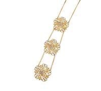 Uqezagpa Broche culturelle musulmane en alliage de zinc pour les occasions traditionnelles Style asiatique du Sud-Est, Length 17cm, Zinc
