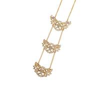 Uqezagpa Broche culturelle musulmane en alliage de zinc pour les occasions traditionnelles Style asiatique du Sud-Est, Length 17cm, Zinc