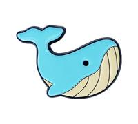 Uqezagpa Broches créatives d'animaux marins de dessin animé coloré pour les amateurs de mode et de mer, 1.56x1.56in, Zinc, Béryl