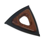 Uqezagpa Brosse d'épilation d'animaux avec poils denses doux et manche en bois pour un nettoyage efficace sur les tissus de la maison et multi-surfaces, outil d'épilation à tête triangulaire, brosse