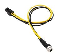 Uqezagpa Câble adaptateur d'alimentation DC5525 vers 4 broches 4 broches pour carte mère CPU 4 broches 4 broches