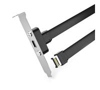 Uqezagpa Câble adaptateur USB 3.1 type C pour carte mère avec déflecteur vitesse rapide 10 Gbit/s transfert de données rapide transfert de données