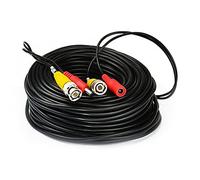 Uqezagpa Câble d'alimentation vidéo BNC CCTV Câble de sortie BNC pour prise pour caméras de sécurité CCTV analogiques AHD