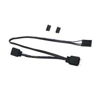 Uqezagpa Câble d'extension 4P ARGB adaptateur 4 broches vers 5 V 3 broches pour alimentation stable HDLL120 et câble répartiteur de contrôle LED