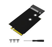 Uqezagpa Carte d'extension SSD pour ordinateurs portables Go Transfert de données plus rapide M.2 SSD 2242 vers NVME 2280 M.2 Extension multiple Capacité de stockage