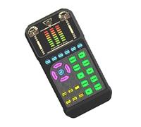 Uqezagpa Carte d'interfaces sonores haute fidélité pour podcasting, production musicale, plusieurs appareils, design ABS, kit de cartes portables