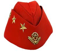 Uqezagpa Casquettes de capitaine de marins pour scène, fête costumée, bal masqué, chapeau de pilulier pour fête d'Halloween, chapeau de danse unisexe