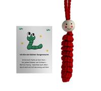 Uqezagpa Caterpillars Crochet vert anti-stress fait main Crochet anti-stress Cadeau Carte Accessoire pour figurine d'émotion, taille unique, Comme décrit, Comme décrit.