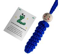 Uqezagpa Caterpillars Crochet vert anti-stress fait main Crochet anti-stress Cadeau Carte Accessoire pour figurine d'émotion, taille unique, Comme décrit, Comme décrit.