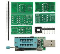 Uqezagpa CH341A Programmateur pour puces 5 V 3,3 V 2,5 V 1,8 V avec mesure de code infrarouge et logiciel de source publique