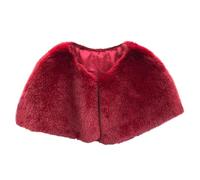 Uqezagpa Châle à longues fourrures pour mariage, automne, hiver, chaud, cache-cou, écharpe pour l'hiver, élégance, polyvalent, voyage, a, Taille unique