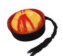 Uqezagpa Chapeau eunuque chinois traditionnel pour homme et femme, chapeau antique chinois pour cosplay, spectacles de théâtre, accessoire