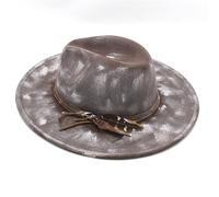 Uqezagpa Chapeau Fedoras en ruban tissé pour événement à thème, chapeau en laine, bal masqué, fête, carnaval, accessoires de tête, accessoires de tête vintage Fedoras