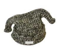 Uqezagpa Chapeau tête de mort pour activités d'Halloween crocheté avec pull Feeler Cosplay Tentacule Casquettes de crâne tendance des années 2000 chapeaux au crochet pour femmes