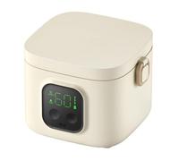 Uqezagpa Chauffe-aliments pour bébé, couvercle intérieur amovible, batterie de 3500 mAh, chauffage longue durée, sans danger pour les familles, anti-fuite, bol d'alimentation pour bébé