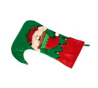 Uqezagpa Chaussettes de Noël à suspendre pour cheminées, maison, bureau, fête, chaussettes à suspendre, jolis bas pour cheminées, décoration de cheminée, sac à bonbons