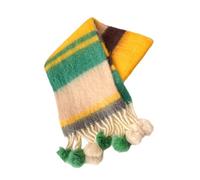 Uqezagpa Cheerful Dopamines Écharpe arc-en-ciel 145 cm de long en cachemire artificiel Protection d'hiver contre le froid pour enfants chauds, D, taille unique