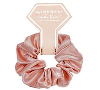 Uqezagpa Chouchous en satin doux et confortables pour cheveux - Anneaux réglables pour mariée