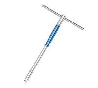 Uqezagpa Clé hexagonale coulissante en T de 1,27 cm avec manches de poignée coulissante, bras long pour la maison et l'automobile