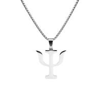 Uqezagpa Collier à breloques en acier inoxydable robuste pour un usage quotidien et pour offrir des bijoux de santé mentale