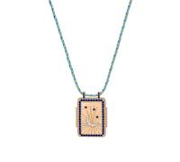 Uqezagpa Collier avec pendentif en forme de carte de tarot occulte - Accessoires pour déclaration de mode individualisée - Chaîne réglable, taille unique, Comme décrit, Comme décrit.