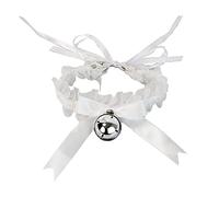 Uqezagpa Collier ras du cou en dentelle avec chaton, mignon, gothique, amovible, pour cosplay, fête, bijoux réglables, collier blanc pour femme, taille unique, Comme décrit, Comme décrit.