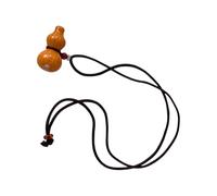 Uqezagpa Collier tendance avec pendentif en forme de gourde en bois - Longue chaîne réglable - Convient pour un pull assorti, light color rope, Comme décrit, Comme décrit.