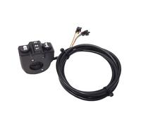 Uqezagpa Commutateurs de guidon de trottinette électrique avec phare LED, klaxon et contrôle à 3 vitesses pour une installation rapide des interrupteurs de guidon de scooter électrique avec phare LED