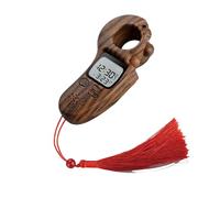 Uqezagpa Compteur de doigts électrique portable avec affichage de l'heure pour un environnement paisible