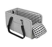 Uqezagpa Console robuste pour chiens de petite taille avec base antidérapante et appui-tête portable