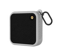 Uqezagpa Coque de protection en silicone facile à nettoyer compatible avec les haut-parleurs, comprend un mousqueton, construction antichoc pour les amateurs de musique. Coque en silicone