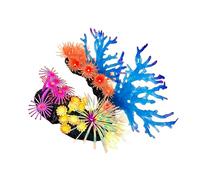 Uqezagpa Coraux artificiels, décoration d'aquarium, plantes vivantes, paysage sous-marin