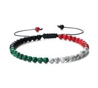 Uqezagpa Corde en coton tissée à la main avec quatre nœuds - Accessoire polyvalent pour tous les âges - Unisexe