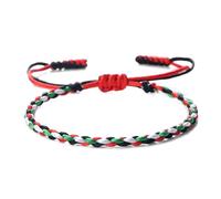 Uqezagpa Corde en coton tissée à la main avec quatre nœuds - Accessoire polyvalent pour tous les âges - Unisexe