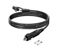 Uqezagpa Cordon d'alimentation de véhicule à charge rapide, texture et prise anti-usure pour la plupart des cordons d'alimentation de voitures