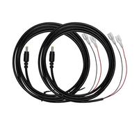 Uqezagpa Cordon d'alimentation extra long DC4017 de 259,1 cm pour appareils photo Snyper avec courant de 1,46 A et résistant aux intempéries DC 4 x 1,7 mm Fil d'acier antirouille