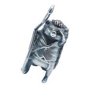 Uqezagpa Cordon en laiton en forme de hérisson pour paracorde, pendentifs, boucles, cordon de parachute durable, design unique