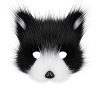 Uqezagpa Costume de loup renard en peluche pour femme et fille, déguisement d'Halloween, gants de cosplay