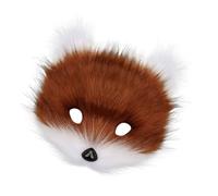 Uqezagpa Costume de loup renard en peluche pour femme et fille, déguisement d'Halloween, gants de cosplay