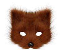 Uqezagpa Costume de loup renard en peluche pour femme et fille, déguisement d'Halloween, gants de cosplay