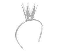 Uqezagpa Couronne dorée en poudre pour fête d'anniversaire et de Noël - Accessoire de coiffure scintillant pour filles et femmes