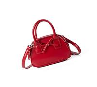 Uqezagpa Creative Bows, sac à bandoulière esthétique, sac à main en cuir PU, sac à bandoulière élégant, sac à main décontracté pour un usage quotidien élégant, Rouge, One Size