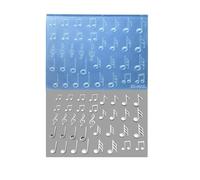 Uqezagpa Creative Nails Art Moule en silicone pour créer facilement des motifs et des motifs - Matériaux souples - S'adapte à différentes formes d'ongles, 7.8x5.8cm, Silicone