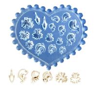 Uqezagpa Creative Nails Art Moule en silicone pour créer facilement des motifs et des motifs - Matériaux souples - S'adapte à différentes formes d'ongles, 6x7cm, Silicone