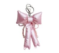 Uqezagpa Délicat Bowknot Sac Pendentif Ruban Téléphone Charme Mode Porte-clés Portefeuille Sac à Dos Accessoire pour Femme et Décor, taille unique, Comme décrit, Comme décrit.
